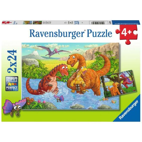 Ravensburger Puzzel 2X24 Stuks Vrolijke Dino'S