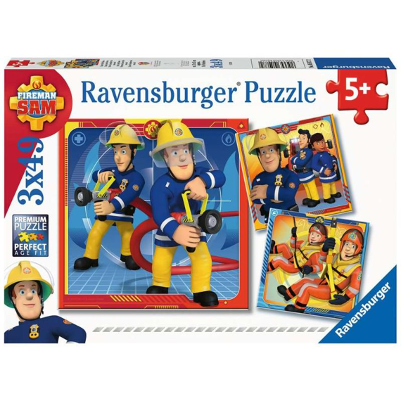 Ravensburger Puzzel 3X49 Stuks Onze Held Sam