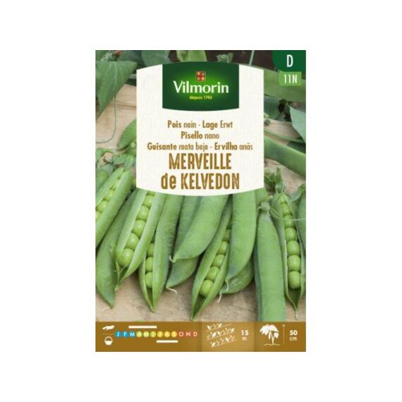 Vilmorin Lage Erwt Wonder Van Kelvedon 150G