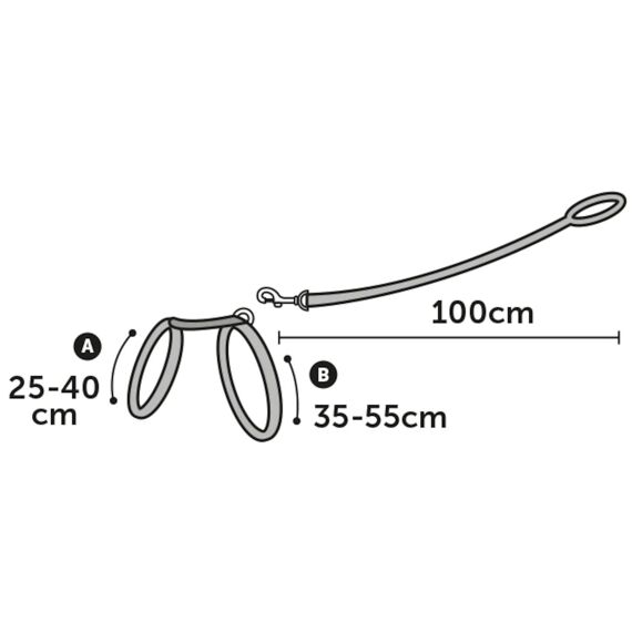 Kattenharnas + Lijn Grote Kat Alfry 25-40Cm 10Mm Assortiment