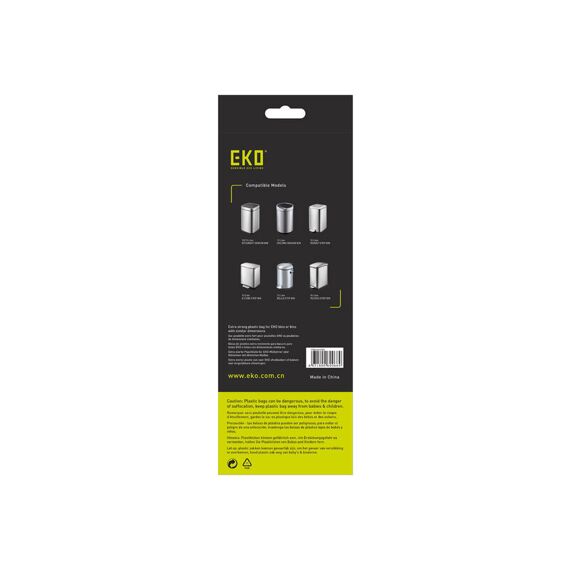 Eko Afvalzak Type C 10-15L   Wit 20St.