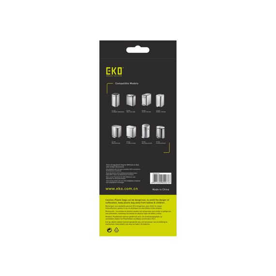 Eko Afvalzak Type D 18-21L  Wit 20St.