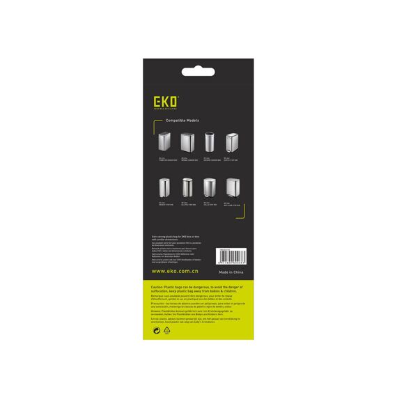 Eko Afvalzak Type E 25-35L  Wit 12St.