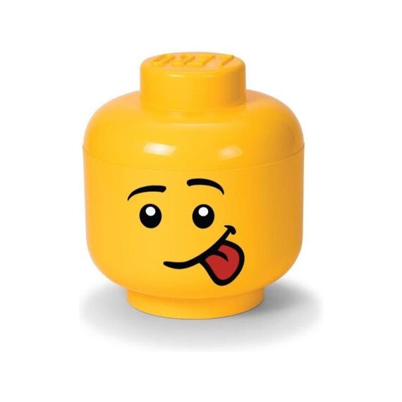 Rc LEGO®Iconic Opbergbox Hoofd Silly Groot Geel