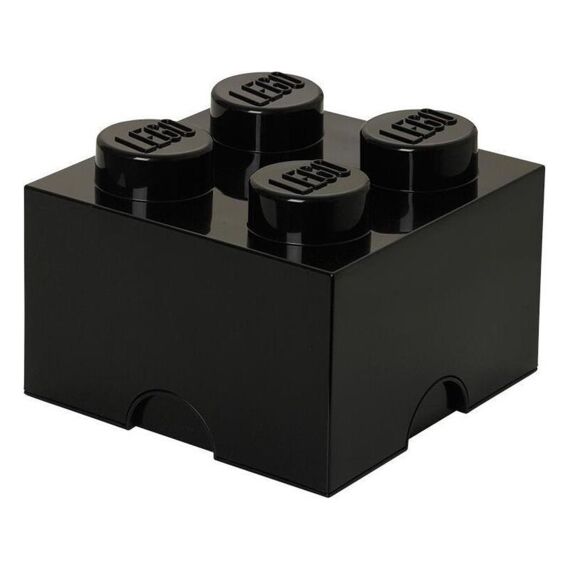 Rc LEGO®Opbergbox Brick 4 Zwart