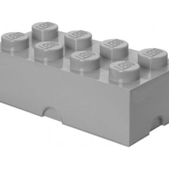 Rc LEGO®Opbergbox Brick 8 Grijs