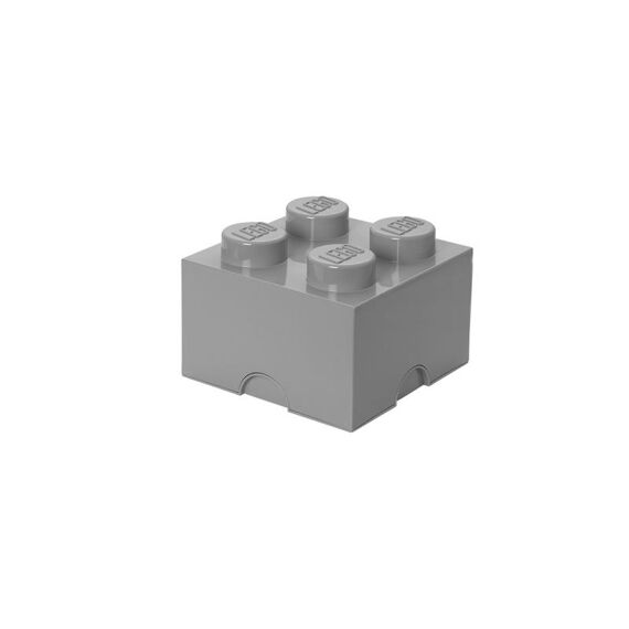 Rc LEGO®Opbergbox Brick 4 Grijs