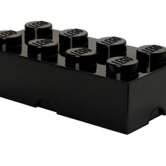 Rc LEGO®Opbergbox Brick 8 Zwart