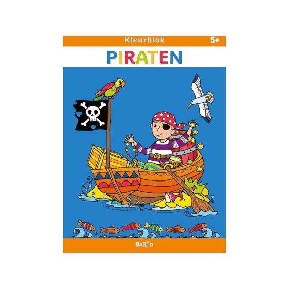 Kleurblok - Piraten