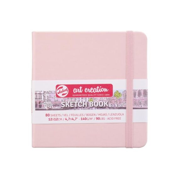 Talens Art Creation Schetsboek Pastel Pink 12X12 140 Gr