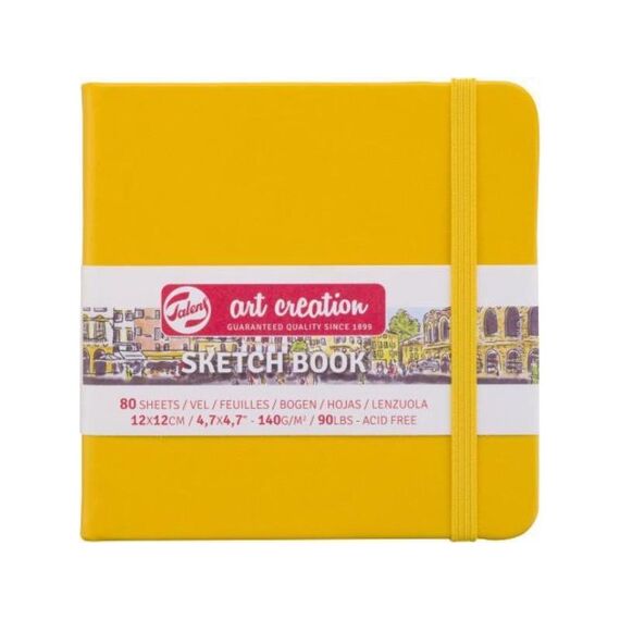 Talens Art Creation Schetsboek Golden Yellow 12X12 140 Gr