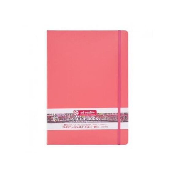 Talens Art Creation Schetsboek Coral Red 21X30 140 G