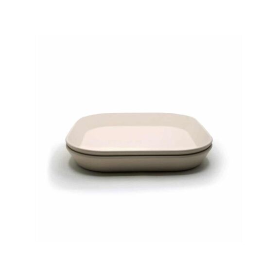 Mushie Bord Vierkant Ivory (Set Van 2)