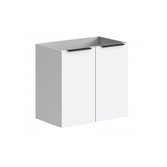 Santiago Wastafelonderkast 60Cm 2D Sd Wit