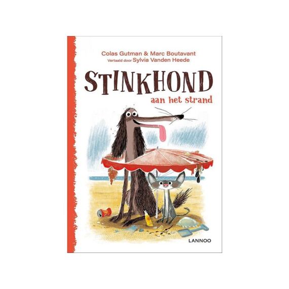 Stinkhond Aan Het Strand