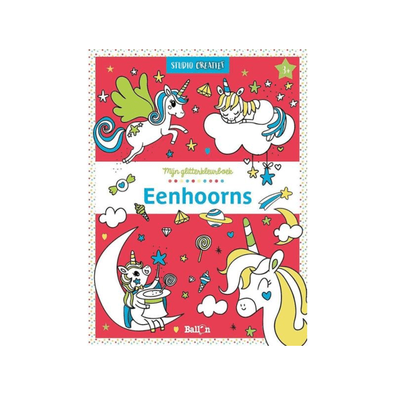 Glitterkleurboek Eenhoorns