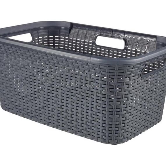 Curver Jute Wasmand 46L Deep Shadow