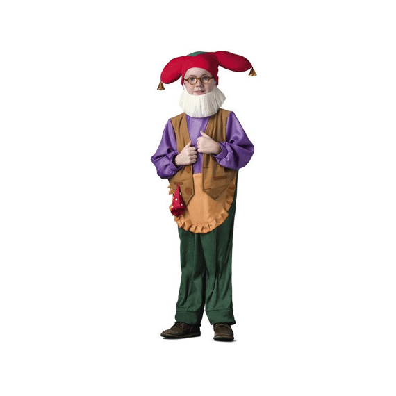 Plop Verkleedpak 4-7 Jaar Maat122 - Incl Baard En Bril, Excl Muts