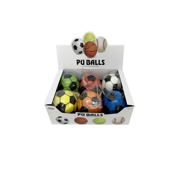Zachte Pu Voetbal 15Cm Prijs Per Kleur