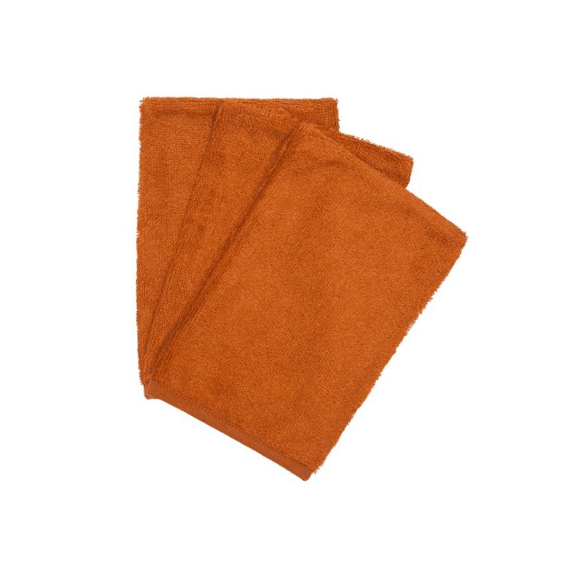 Timboo Set Van 3 Washandjes Inca Rust