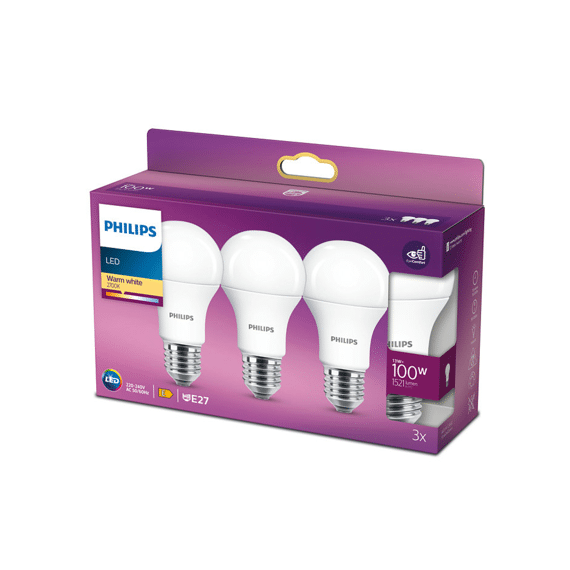 Philips Lamp Led 100W A60 E27 Ww Fr Nd 3Pf/Srt6
