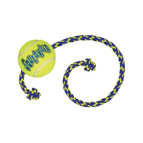 Kong Squeakair® Ball + Rope Medium