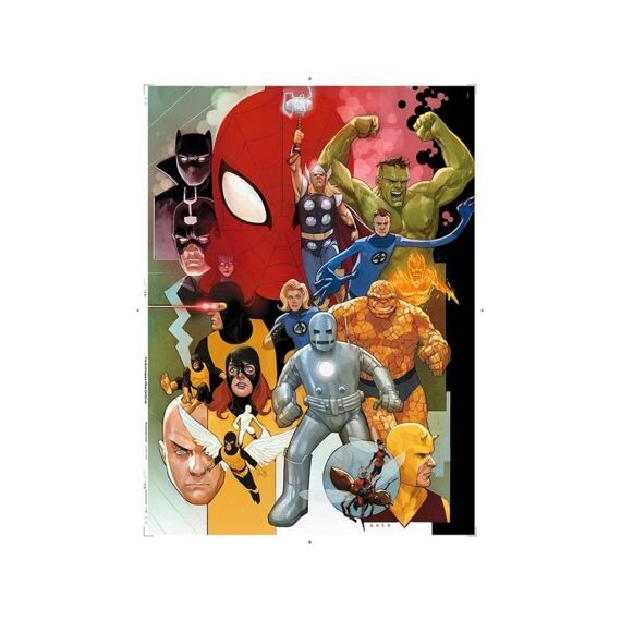 Clementoni Puzzel 1000 Stuks Impossible Marvel 80°