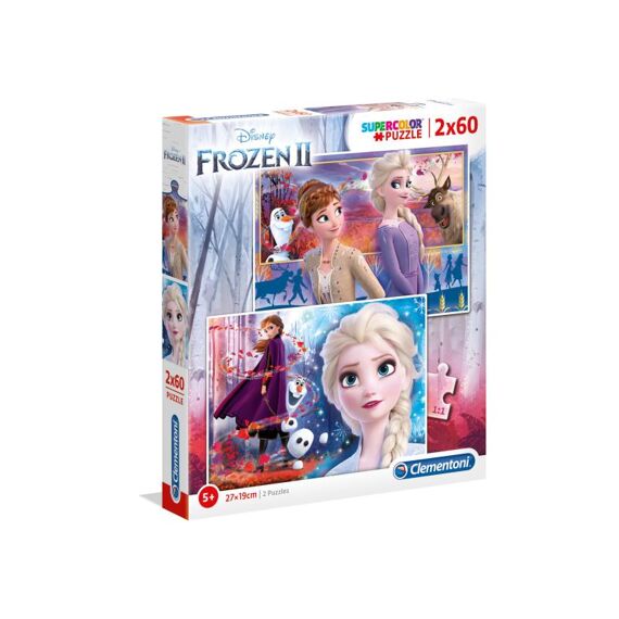 Clementoni Puzzel 2X60 Stuks Frozen 2