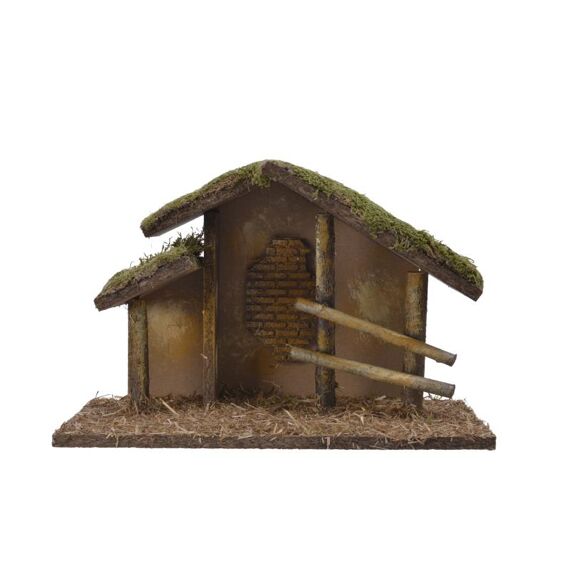 Kerststal Natuur 36X15X25Cm Naturel