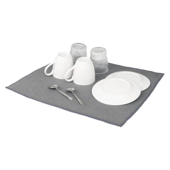 Wenko Microvezel Afdruipmat Miko 47X40Cm Grijs