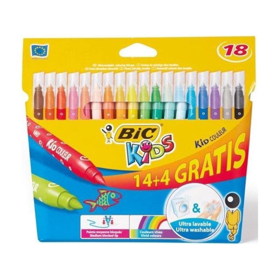 Bic Kids Kid Couleur Etui 18 Stuks
