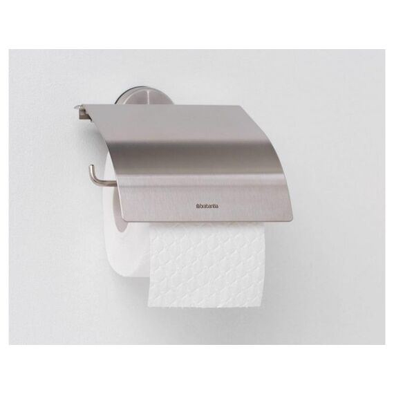 Toiletrolhouder Met Klep Profile Matt Steel