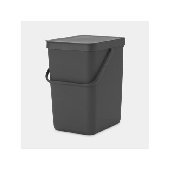Sort&Go Afvalemmer 25 Lit Dark Grey