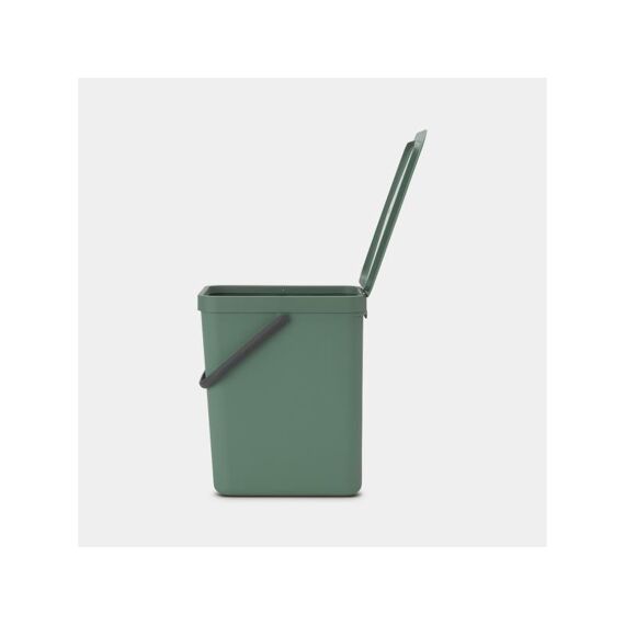 Sort&Go Afvalemmer 25Lit Fire Green