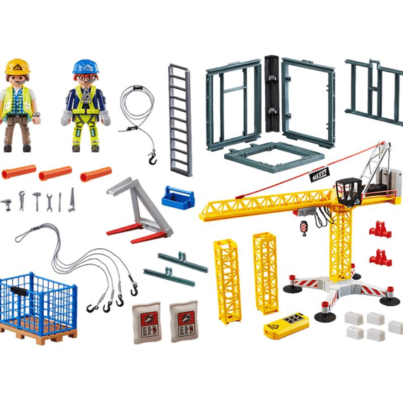 Playmobil 70441 R/C Bouwkraan Met Bouwonderdeel
