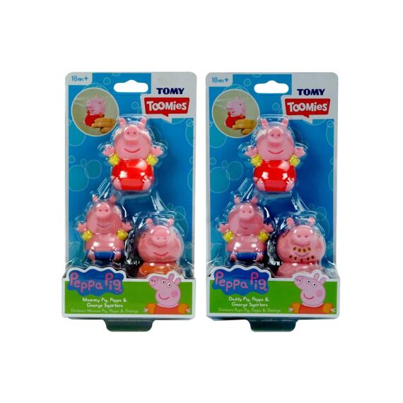 Tomy Waterspuiters 3 Stuks Familie Peppa Pig