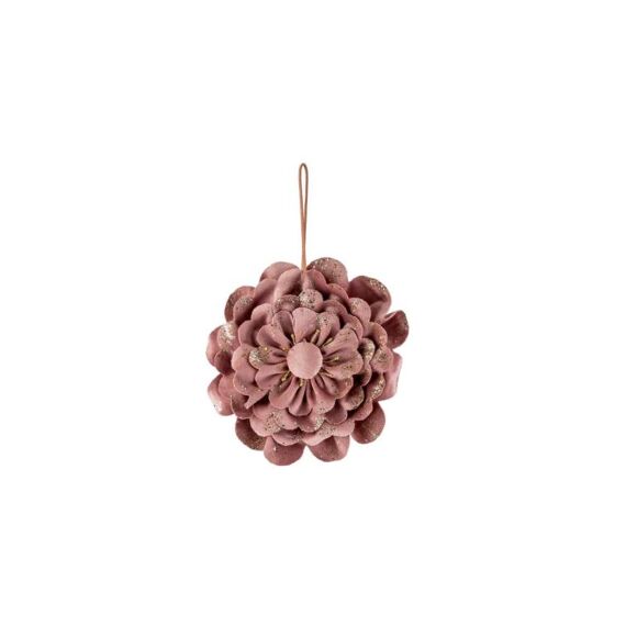 Bloem Hanger Velvet Roze D20Xh2Cm Textie