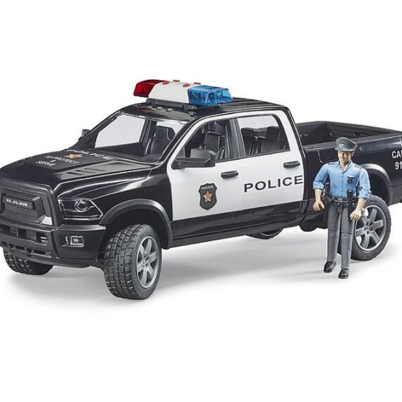 Bruder 02505 Ram 2500 Police With Policeman