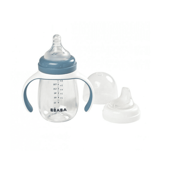 Beaba Evolutieve 2-In-1 Drinkbeker 210 Ml - Windy Blue