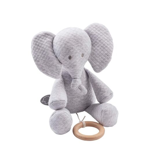 Nattou Tembo Muziekknuffel 28Cm Jacquard Grijs