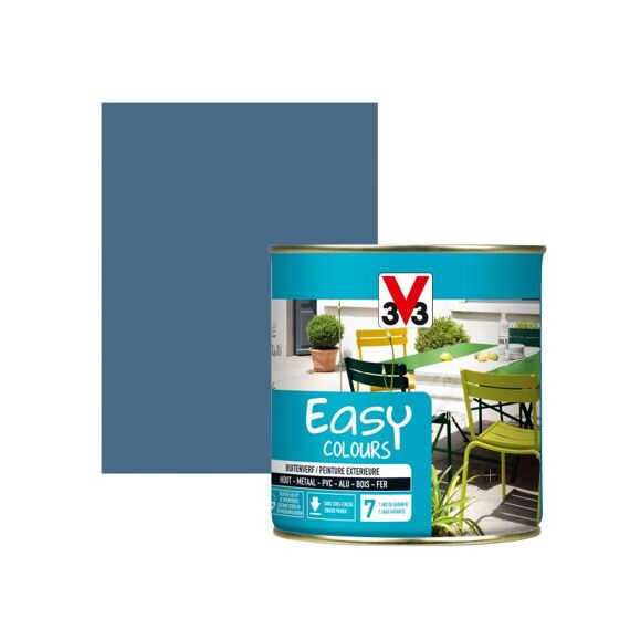 V33 Easy Colours Satijn 0.5L Storm Blauw