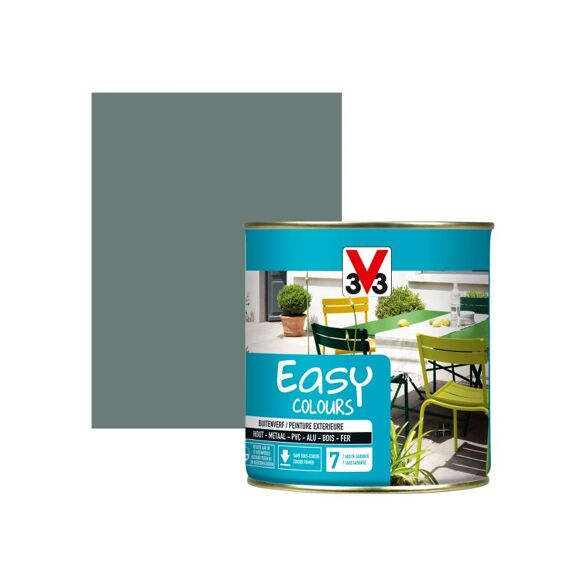 V33 Easy Colours Satijn 0.5L Grijsgroen