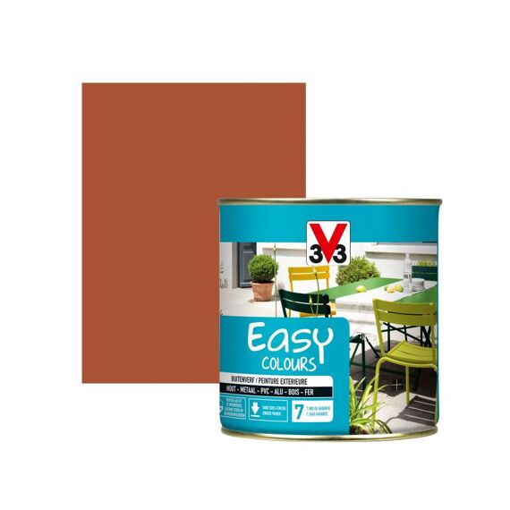 V33 Easy Colours Satijn 0.5L Paprika