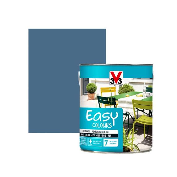 V33 Easy Colours Satijn 2.5L Stormblauw