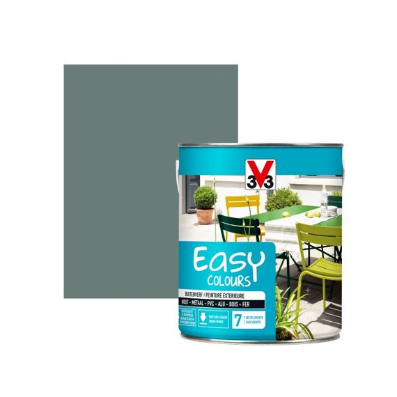 V33 Easy Colours Satijn 2.5L Grijsgroen