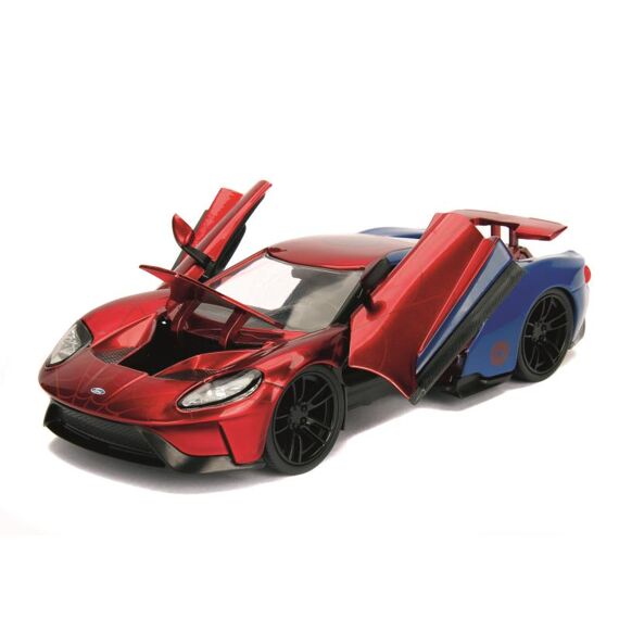 Marvel Spiderman 2017 Ford Gt 1:24 Die Cast