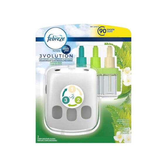 Febreze Luchtverfrisser Elektrisch Starterkit 3Volution Ochtenddauw 20Ml