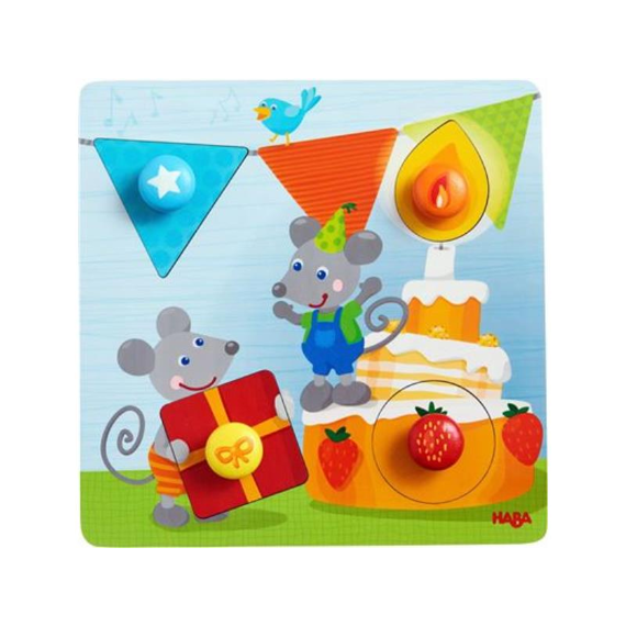 Haba Inlegpuzzel Muizenfeest