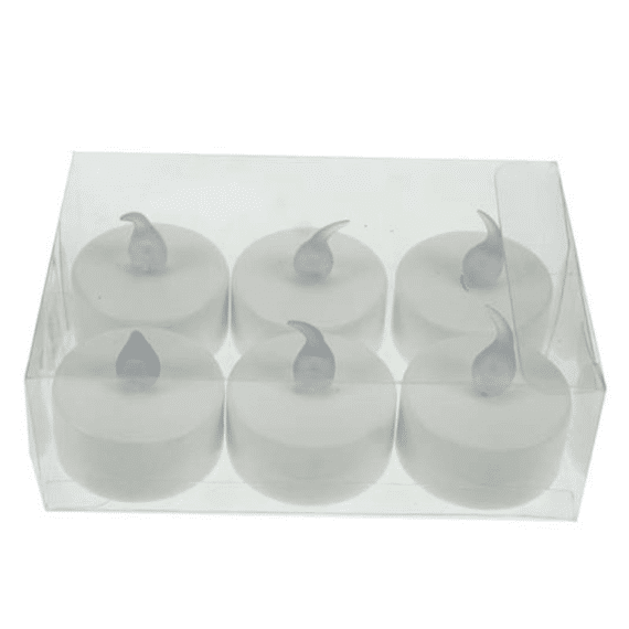 Cosy & Trendy Theelicht Led Wit Set/6