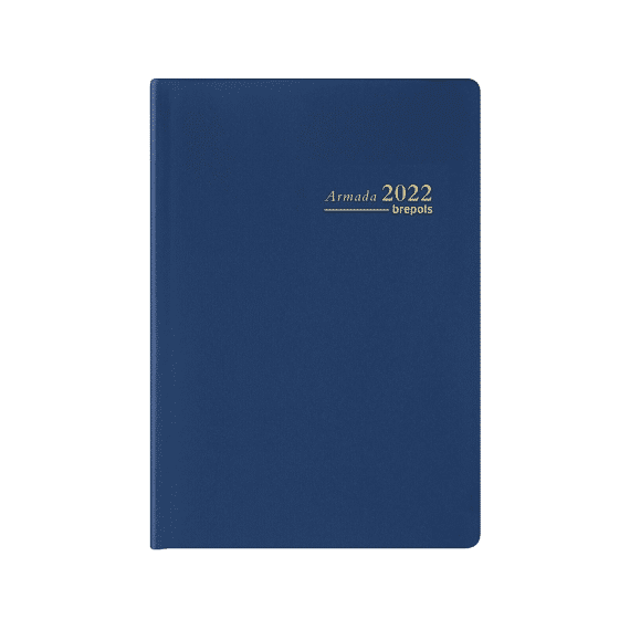 Brepols Agenda Armade 4-Talig Seta Blauw